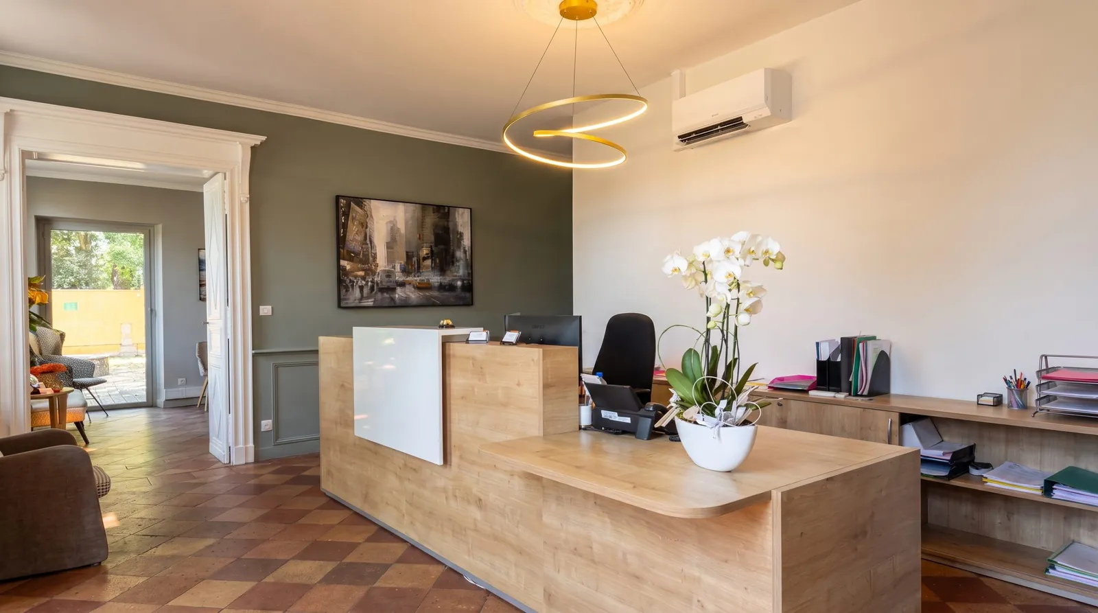 Intérieur de l’étude notariale à Castelginest